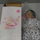 SCOM Reborn Baby Dolls Black Girl - 20 Inch Realistic Newborn Baby Dolls Newborn Baby Dolls African American Real Life Baby Dolls Gift for Kids Age 3