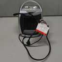 GiveBest Portable Electric Space Heater with Thermostat, 1500W/750W Safe and Quiet Ceramic Heater Fan, Heat Up 200 Square Feet for Office Room Desk Indoor Use, Silver