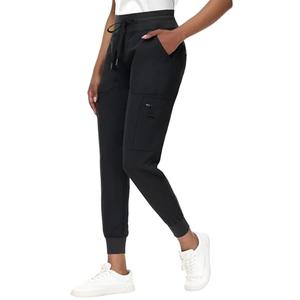 MIVEI High Waisted Jogger Style Scrub Pants Black, 2XL