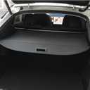 Rear Trunk Shade Cover for Tesla Model Y 2020-2024, Parcel Shelf Luggage Security Shield Accessories Luggage Cargo Security Shield