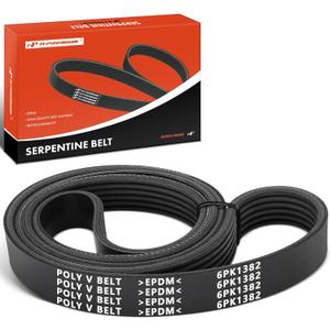 A-Premium 54.5 Inch Engine Serpentine Drive Belt Compatible with Buick Encore 2013-2021 & Chevrolet Sonic 2013-2020, Trax 2013-2021, 1.4L, Replace 1340042