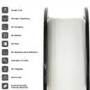 FLASHFORGE PLA Filament 1.75mm, 3D Printer Filament 1kg (2.2lbs) Spool, Dimensional Accuracy +/- 0.02mm, 3D Printing Filament Easy to Use and Fits for Most FDM 3D Printers (Natural)