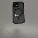 TOCOL Magnetic for iPhone 14 Case, Compatible with Magsafe, Upgraded Full Camera Protection, Drop Protection, Translucent Matte Back Bumper Phone Cover 6.1-Inch (Black)