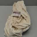 H.VERSAILTEX Armless Accent Chair Covers Thick Velvet Armless Chair Slipcovers High Stretch Chair Covers for Living Room Hotel Machine Washable Furniture Protector with Elastic Bottom, Ivory