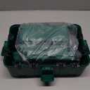 Hrensaw IP54 Large Outdoor Electrical Box w/ 8 Cable Seal Entry, Bundle w/ 3 Small Weatherproof Extension Cord Safety Box, Protect Power Strip, Timer Outlet Plug, Holiday Lights Decoration,Green