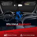 ARISMOTOR Windshield Sun Shade for Lexu-s TX TX350/500h/500h+ 2024-2026, Custom Fit Foldable Front Window Sunshade Sun Visor Protector, Block UV Rays Keep Your Car Cooler