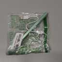 SUPRUS Electric Lighter Arc Windproof Flameless USB Rechargeable Lighter with Safety Lock for Candle BBQ Camping (Green)