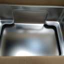 2 x Non-Stick Entirely Stainless Steel Litter Box Splash-Proof & Leak-Proof