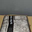 6x9 Area Rugs for Living Room - Stain Resistant Machine Washable Rugs for Bedroom,Non-Slip Backing Large Area Rug (Brown/Beige, 6'x9')