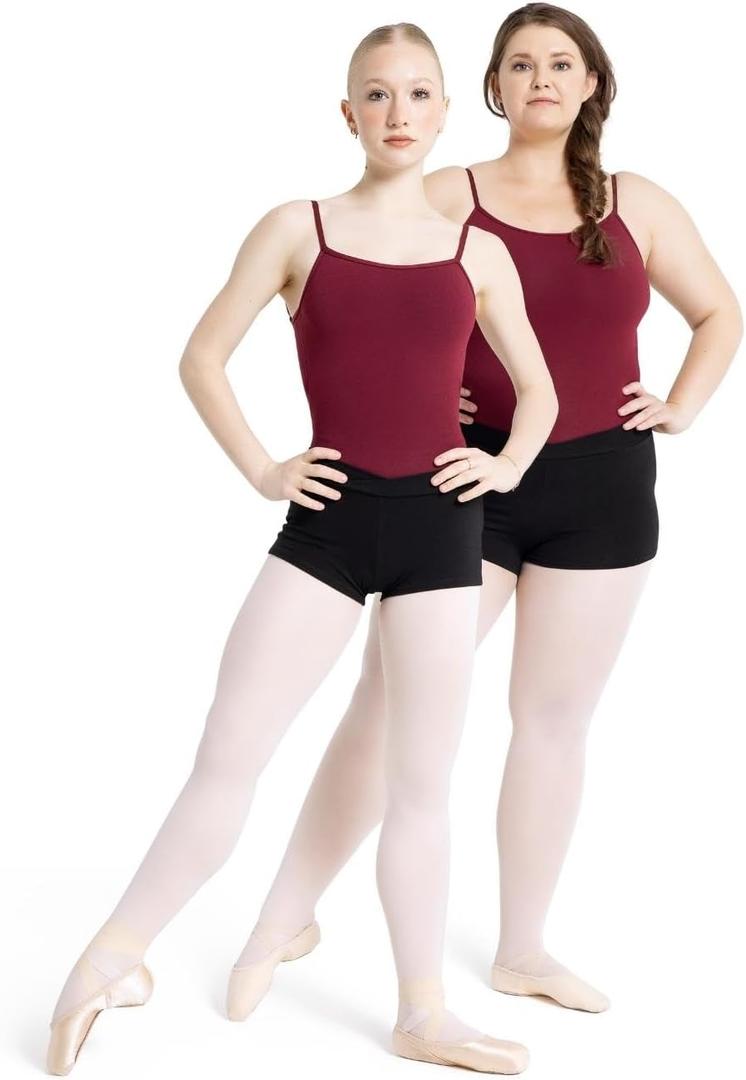 Capezio Women's V-Front Boy Short (Black, Small)