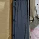 HD Designs Onyx Three Seat Cushioned Patio Swing 71.06"L x 22.64"W x 7'H