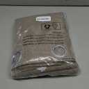 BGment Privacy Linen Curtains for Bedroom 72 Inch Length 2 Panels, Taupe Textured Window Curtain Drapes Thick Light Filtering for Living Room Farmhouse Office Non See Through, Each 52 Inch Wide