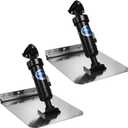6"x8" & 10"x10" Self-Leveling Trim Tab System for Boats 10'-16' & 17'-20', Trim Tabs for boats Smoother Ride, Heavy-Duty Boat Trim Tabs to Eliminate Porpoising, Improve Fuel Efficiency,Easy to Install