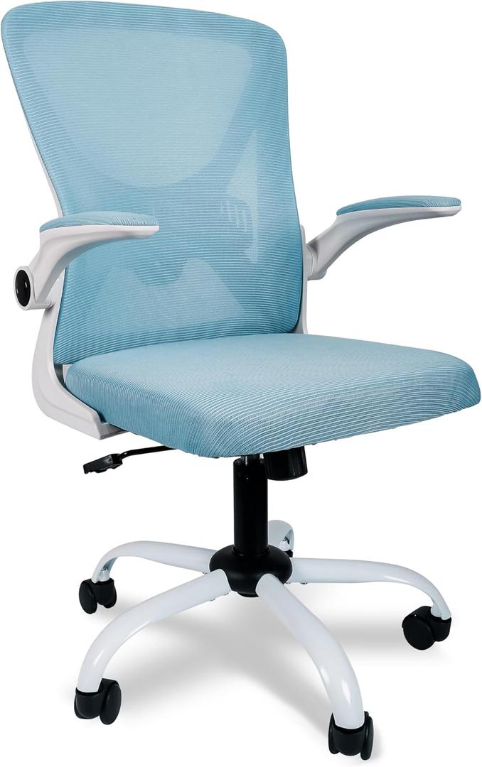 Ergonomic Office Desk Chair Breathable Mesh Chair with Support Flip-up Armrests, Executive Rolling Swivel Comfy Task Computer Chair for Home Office 
 