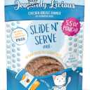 Weruva Wet Cat Food, Jeopurrdy Licious with Chicken Pate, 5.5oz Slide N Serve Pouch, Pack of 12, BBD: OCT/01/2028