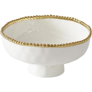 Pampa Bay Medium Footed Bowl, Golden Salerno, Kitchen, Gift