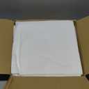 Niuara White Rectangle Table Cloth - 6 Pack, 60" x 84" Washable Polyester Tablecloth for 5FT Tables, Wrinkle-Resistant Table Cover for Weddings & Parties