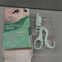 Heated Eyelash Curler, Fast 5s Heat up, 24 Hours Long Lasting, Rechargeable Electric Lash Curler, Temperature Control, Safe Anti-Burn Eye Lash Curler, Quick Natural Curling Lashes (Green)