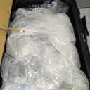 Stainless Steel Litter Box with Lid,Front Entry Top Exit Kitty LitterBox,Extra Large Enclosed Metal Cat Box with Litter Scoop & Litter Mat-Black