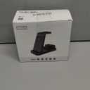 Wireless Charger for iPhone - 5 in 1 Charging Station for Multiple Devices Apple: Fast Wireless Charging Stand Dock for iPhone 17 16e 16 15 14 13 12 Pro Max Apple Watch Airpods (Black)