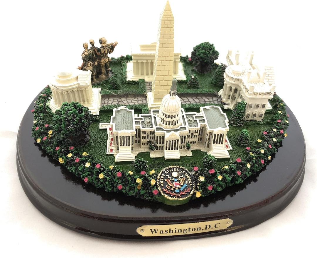 Washington, D.C. Monuments Desk Statue - 8" Wide