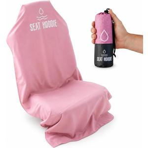 Car Seat Towel | Premium Microfiber Towel Seat Covers for Cars | Universal Fit & Machine Washable | Portable Car Seat Towel Cover After Gym, Yoga, Beach Light Pink