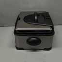 Chefman 4.5 Liter Deep Fryer w/Basket Strainer, XL Jumbo Size, Adjustable Temperature & Timer, Perfect for Fried Chicken, Shrimp, French Fries, Chips & More, Removable Oil-Container, Stainless Steel