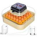 Brivouen 30 Egg Incubator with Humidity Display, Egg Candler, Automatic Egg Turner, for Hatching Chickens