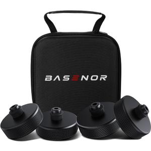 BASENOR Lifting Jack Pad for 2013-2026 Tesla Model Y(Juniper) /3/S/X, Jack Pucks with Storage Case, TPE Lifting Floor Jacks [Odorless,10x Hardness] to Protect Chassis, Tesla Vehicles Accessories
