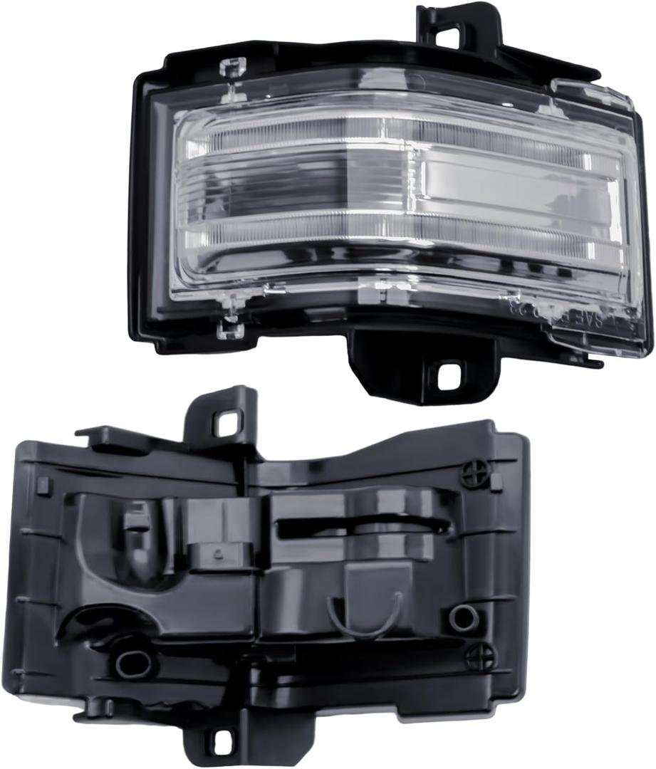 Replacement Passenger Right Left Side Door Towing Mirror Turn Signal Light Lamp Indicator for Ford F-150 F 250 F350 F-450 F550 from 2015 to 2024