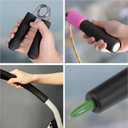 uxcell Foam Tubing for Handle Grip Support, 22mm ID 32mm OD 1m Length Green