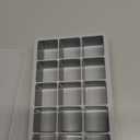 Tovolo Silicone Ice Cube Tray with Lid for Freezer Oyster Gray, Dishwasher Safe BPA Free Silicone Ice Cube Mold Tray with Cover, Easy Release 1 Inch Ice Cube for Coffee Cocktails Bourbon Whiskey