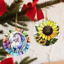 Christmas Ornaments, Sunflower Ornament, Christmas Tree Decorations, Holiday Decorations, Holiday Ornaments, Sunflower Gifts, Holiday Party Gifts, and Xmas Gift Ideas