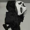 Halloween Scary Ghost Costume for Adults Kids, Halloween Up Party, Cosplay with Accessories Set (Medium)