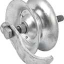 5" Steel Pipe Track Roller Galvanized for 1 5/8" Pipe Track (Pack of 2)