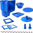 New Above-Ground Pool Skimmer, Thru-lWall-Mounted Above-Ground Pool Skimmer (with Accessories) Opening Width 6-Inch Replaces SP1091LX Above-Ground Pool Skimmer for Standard Pools Wall Openings | Universal Above Ground Pool Skimmer,Superior materials,