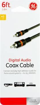 6 Feet Digital Audio Coax Cable