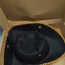 Revolutionary War Tricorn Hat - Adjustable Chin Strap, Fits a Wide Range Of Head Sizes, for Pirate George Washington Paul Revere Costume for Reenactment