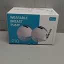 Paruu P10 Hands-Free Breast Pump Wearable, 338mmHg Strong Suction, Low Noise, 4 Modes & 9 Levels, Electric Breast Pump Portable, Smart Display, 19/21/24/28mm Insert/Flange, 2 Pack (White)