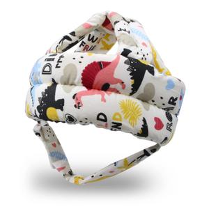 Baby Head Protector Baby Helmet for Crawling Walking, No Bumps Safety Head Adjustable Protective Cap for Walking, Playing (Dinosaur A)