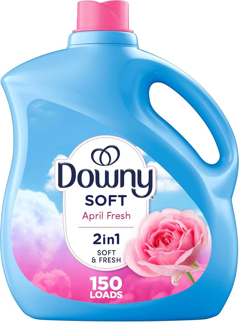 Downy Fabric Softener Liquid, April Fresh Scent, 111 fl oz, 150 Loads