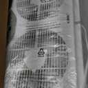 shinic Twin Window Fan with Reversible Airflow, Thermostat Controlled, 3 Speeds & 3 Functions(Exhaust, Intake & Circulate), 23.8" - 37" Expandable Width for Home Kitchen Use