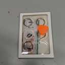 5 Pack Ring Cover Compatible with Oura Ring Gen 4/Oura Ring Gen 3 Horizon/Heritage, Abrasion-Resistant TPU Case for Oura Ring Protector Accessories for Oura Size 10 (Gold+Silver+Rosegold+Pink+White)