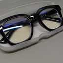 Madison Avenue Blue Light Blocking Glasses Oversized Fashion Blue Light Blocker for Women Anti Eyestrain & UV Protection Computer Eyeglasses (Black)