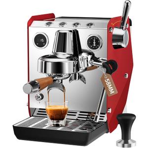 15Bar Semi-Automatic Espresso Machine with Milk Frother Steam Wand