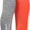 Riemot Merino Wool Blend Warm Insoles for Men, Winter Comfort Shoe Inserts with Gentle Arch Support, Heel Cup and Cushioned PU Foam, Trim to Fit for Boots, Slippers,Casual Shoes Gray US10.5/ EU43.5