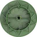 NDS 430 Pop-Up Drainage Emitter with Elbow and Adapter for 3 in. & 4 in. Drain Pipes, works with drainage systems including catch basins, Green Plastic