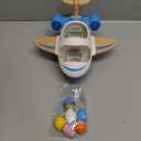 Wanborns Kids Airplane Toy with Sound and Light, Mini Airliner for 18 Months to 5 Years Old Boys Gift