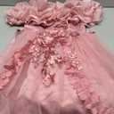 Zvzio Girl's Princess Dress, Birthday Party, Pageant Gown - Ruffle Tulle Satin Princess Dresses with Kids Train Dusty Rose, Size 9Y