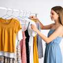 150 Pack Clothes Hangers,Non Slip Blue Plastic Coated Metal Coat Hanger for Closet,Sturdy Thin Hangers Bulk Space Saving Hangers for Pants,Skirt,Shirt,Dress,Tie
